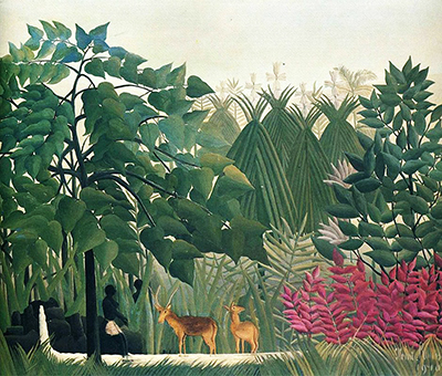 Waterfall Henri Rousseau